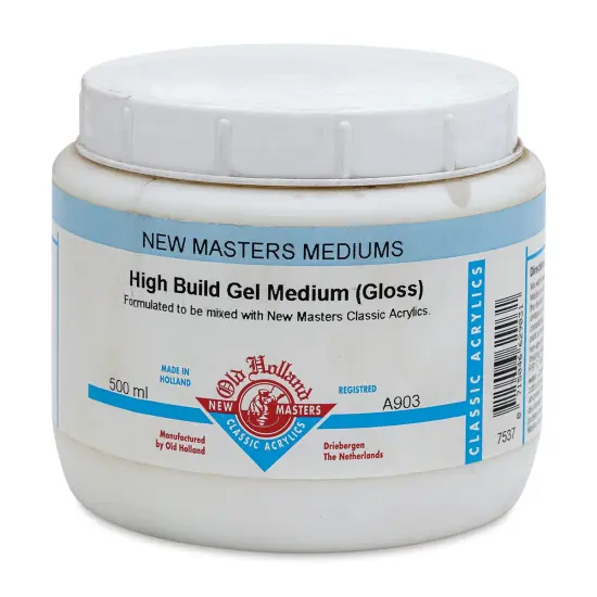 Old Holland New Masters High Build Gel Medium - Gloss, 500 ml jar {1}
