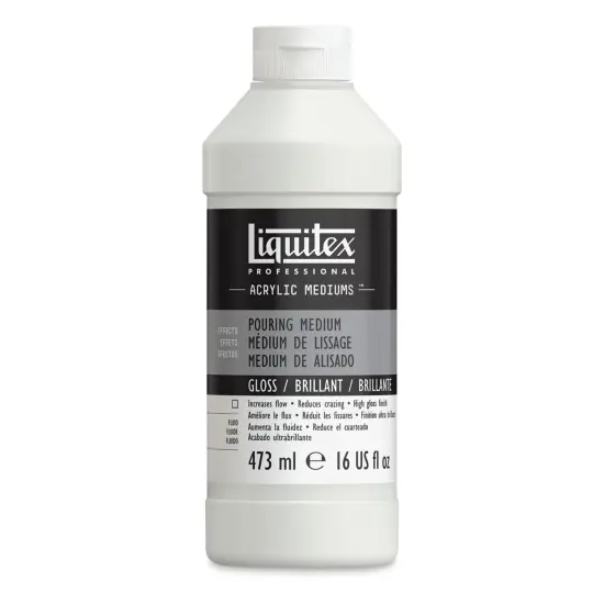 Liquitex Effects Pouring Medium - Gloss, 16 oz bottle {1}