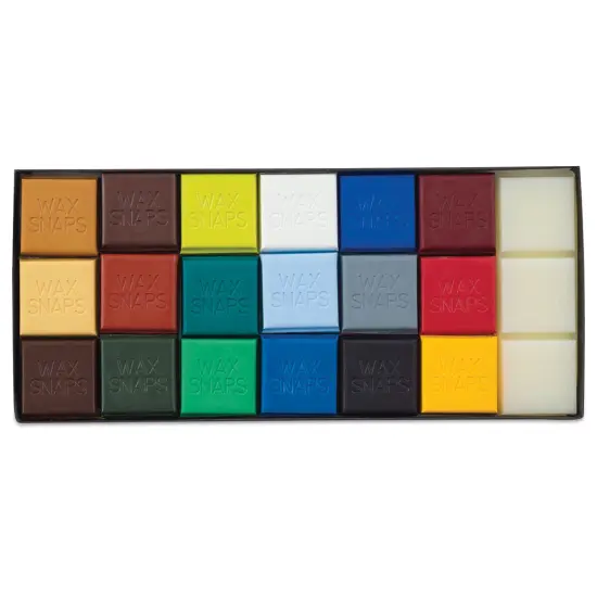 Enkaustikos Wax Snaps Encaustic Paints - Set of 21, Earth, Wind, and Fire, 13 ml {2}