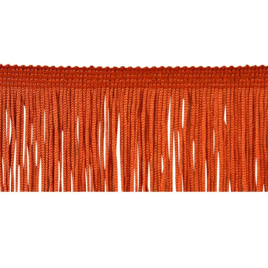 Belagio Chainette Fringe, 2" Wide, 10- Yard Bolt, Dark Brick {1}