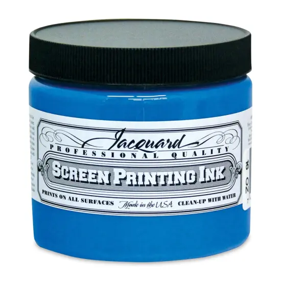 Jacquard Screen Printing Ink - Sky Blue, 16 oz {1}