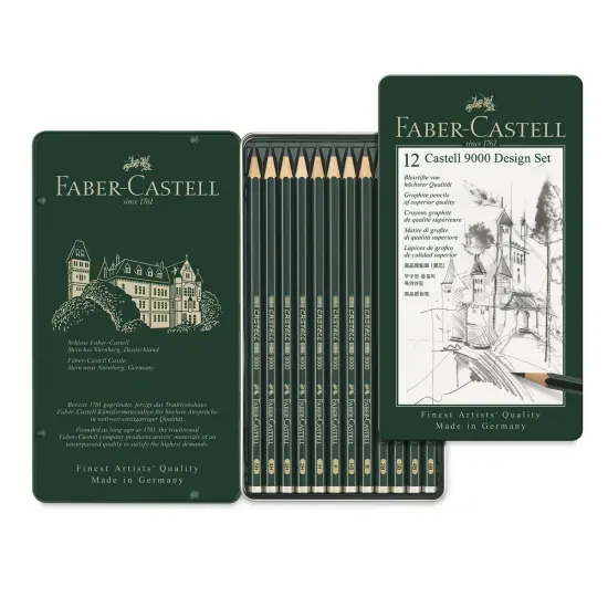 Faber-Castell 9000 Pencil Set - Drawing Design Set of 12 {2}