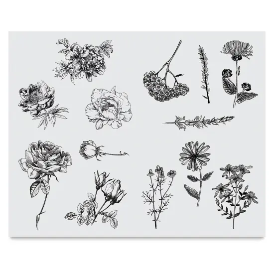 Mayco Designer Silkscreens - Flowers {2}