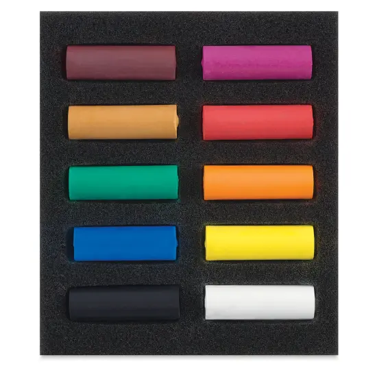 Rembrandt Soft Pastel Set - General Selection, Set of 10 Half Sticks {1}