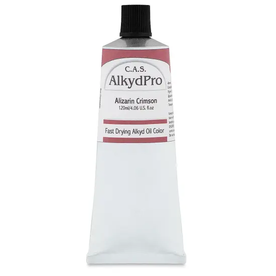 CAS AlkydPro Fast-Drying Alkyd Oil Color - Alizarin Crimson, 120 ml tube {1}