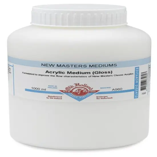 Old Holland New Masters Acrylic Medium - Gloss, 1 Liter {1}