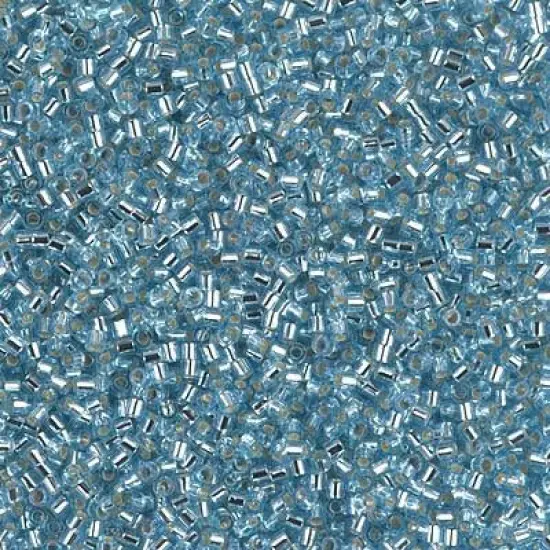 Miyuki Delica Bead 15/0, DBS0044, Silver Lined Aqua {1}