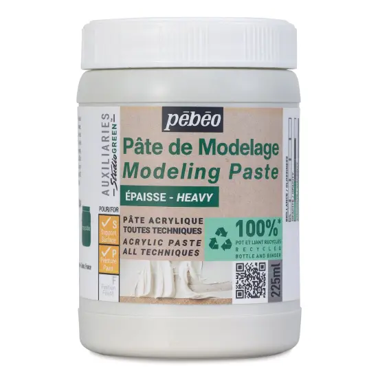 Pebeo Studio Green Modeling Paste - Heavy, 225 ml {1}