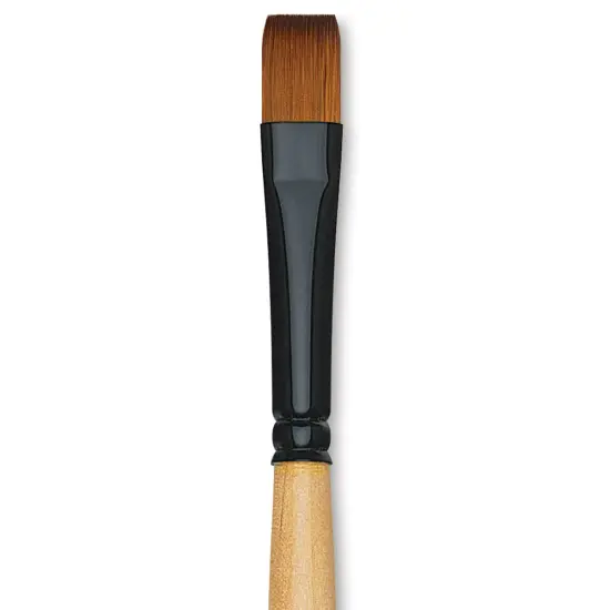 Dynasty Black Gold Brush - Bright, Long Handle, Size 6 {2}