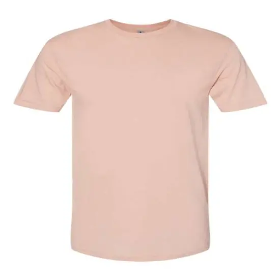 Gildan&reg; Softstyle Crewneck Short Sleeve CVC T-Shirt Dusty Rose {2}