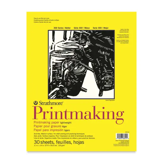 Strathmore 300 Series Printmaking Paper - 11" x 14", 30 Sheets {1}