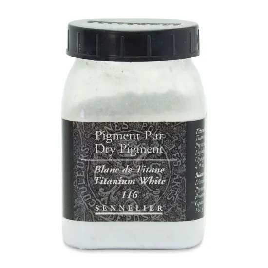 Sennelier Dry Pigment - Titanium White, 140 g jar {1}