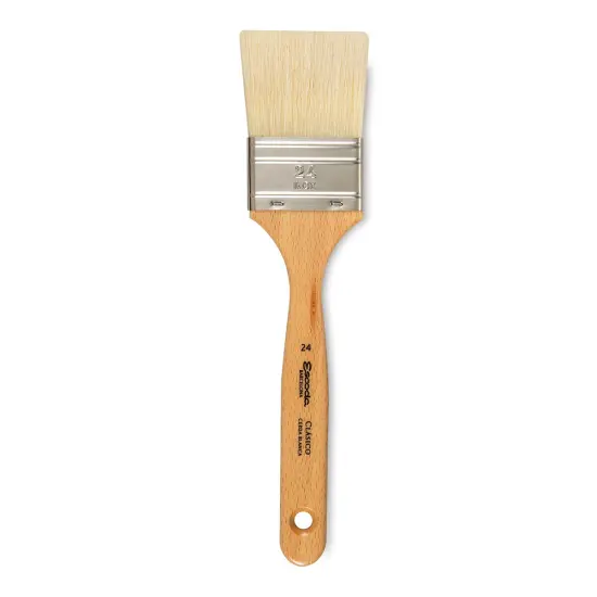 Escoda Clasico Chungking White Bristle Brush - Mottler, Size 24 {1}
