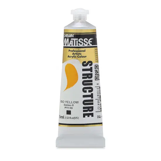 Matisse Structure Paint - Iso Yellow, 75 ml {2}