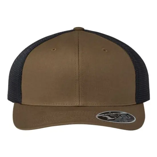 Flexfit&reg; Mesh Back Cap Coyote Brown/ Black {1}
