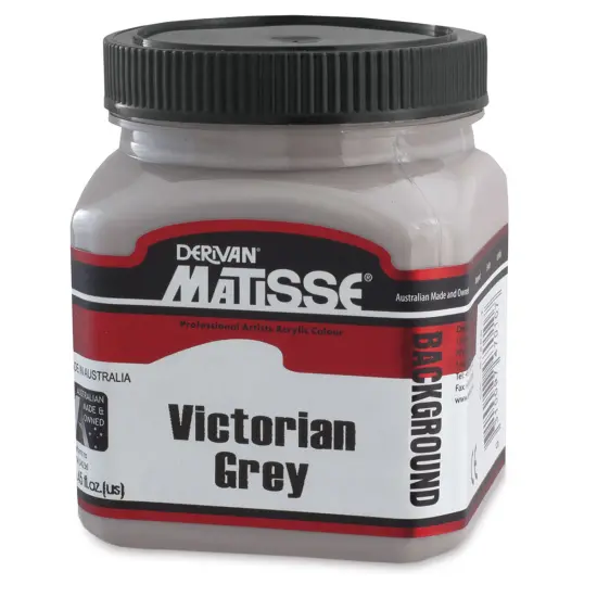 Matisse Background Colors Acrylic Paint - Victorian Grey, 250 ml {1}