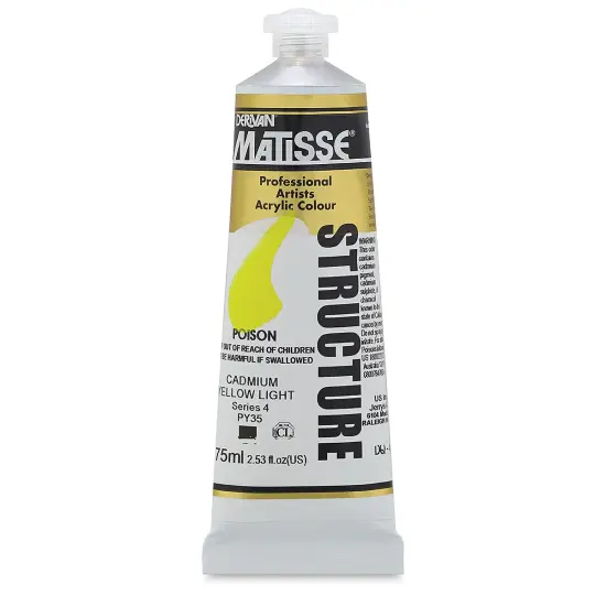 Matisse Structure Paint - Cadmium Yellow Light, 75 ml {2}