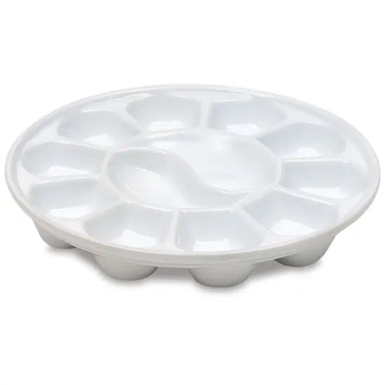 Richeson Round Palette - 1" x 7 1/2", With 12 Wells {2}