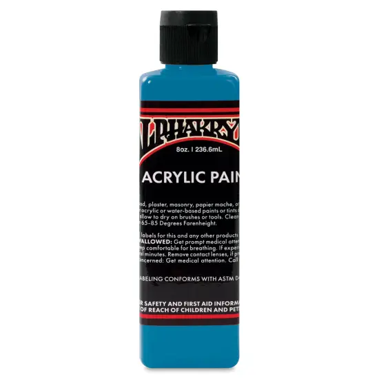 Alpha6 Alphakrylic Acrylic Paint - Turquoise, 8 oz {1}