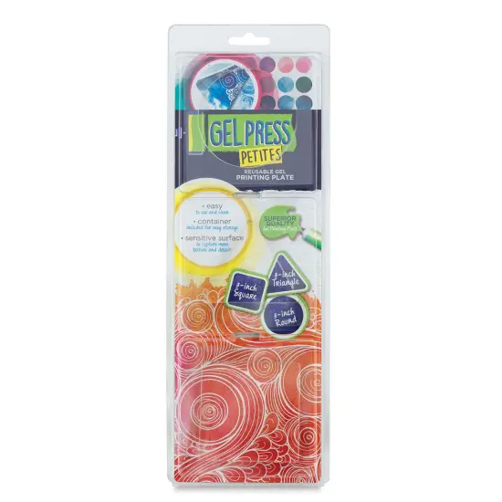 Gel Press Petite Printing Plates - Basic Shapes, Set of 3 {1}