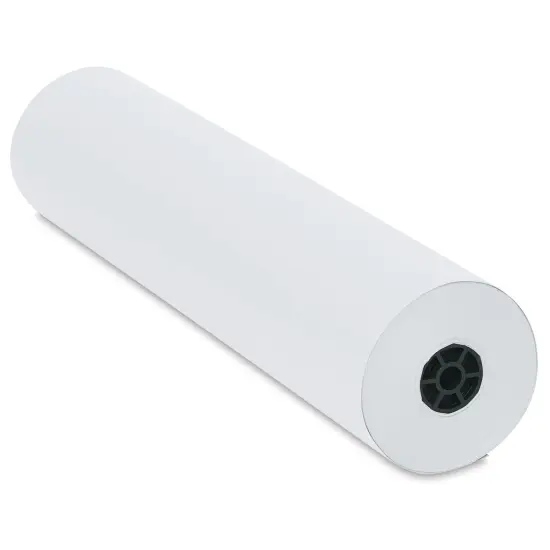 Pacon Tru-Ray Art Paper - 36" x 500 ft, White, Roll {1}