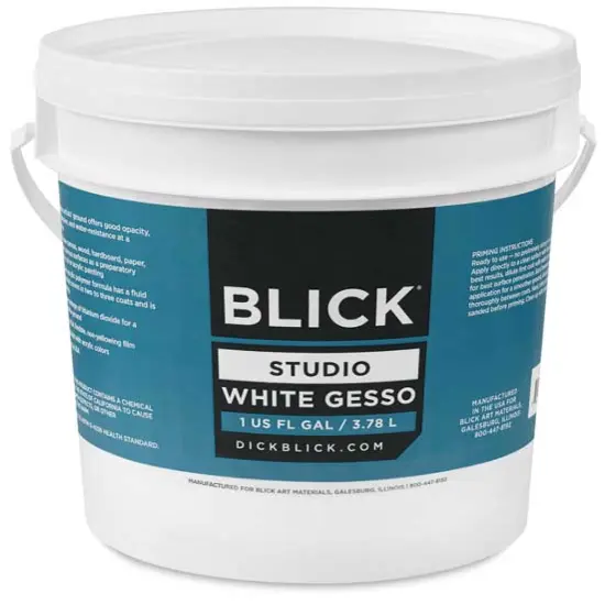 Blick Studio Gesso - 2 Coat, Gallon {2}