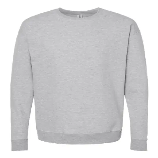 Tultex&reg; Fleece Crewneck Sweatshirt Heather Grey {1}