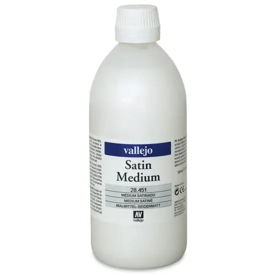 Vallejo Acrylic Medium - Satin, 500 ml {2}