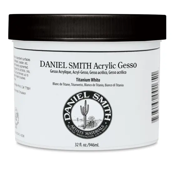 Daniel Smith Acrylic Gesso - Titanium White, 32 oz {1}