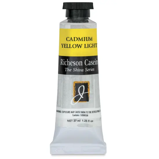Richeson Casein Paint the Shiva Series - Cadmium Yellow Light, 37 ml tube {1}