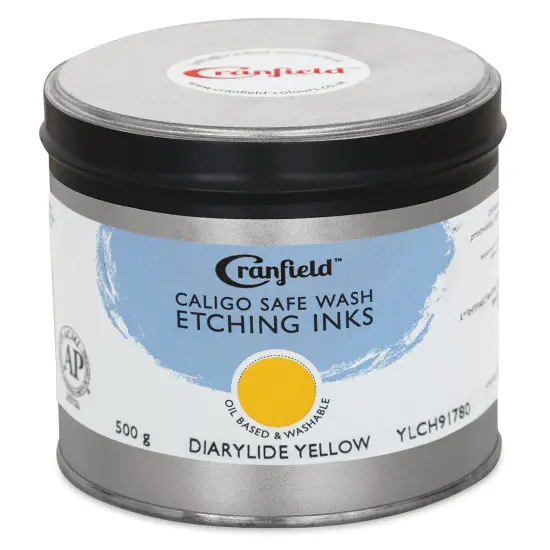 Cranfield Caligo Safe Wash Etching Ink - Diarylide Yellow, 500 g Can {1}