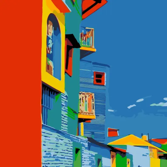 Artwille DIY Paint by Numbers for Adults and Kids, Acrylic Painting Kit - "Scenery 5.27", 13.8 x 17.7 in {1}