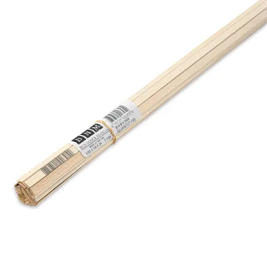 Bud Nosen Basswood Sticks - 1/32" x 1/4" x 24", 45 Sticks {1}