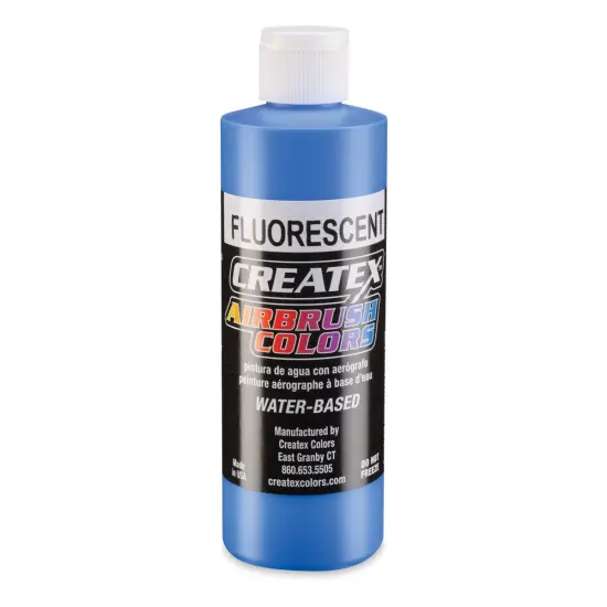 Createx Airbrush Color - 8 oz, Fluorescent Blue {1}