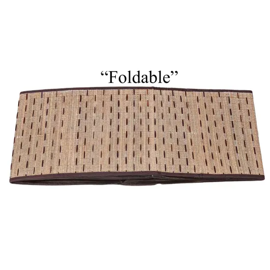 Beige Foldable Decorative Storage Box for Living Room, Bedroom, Dining, Playroom or Office {3}