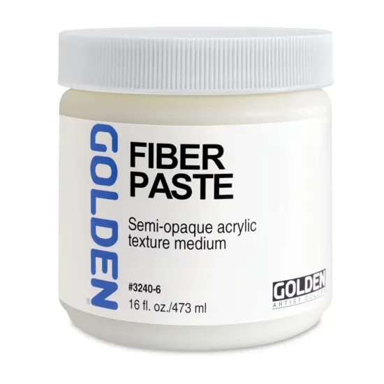 Golden Molding Paste Medium - Fiber, 16 oz jar {2}