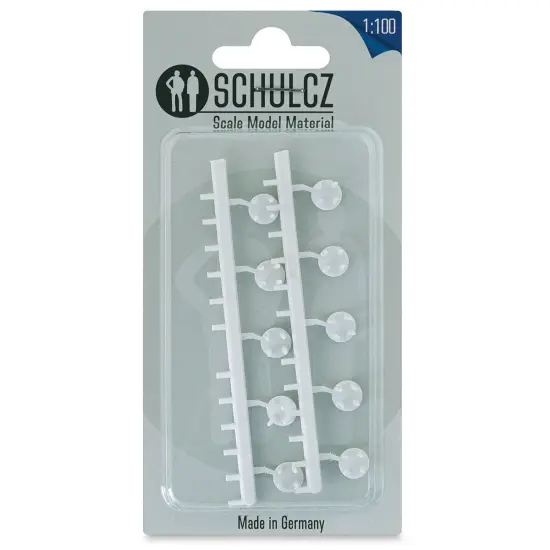 Schulcz Scale Model Furniture - Round Tables, Pkg of 10, 1:100, 1/8" {1}