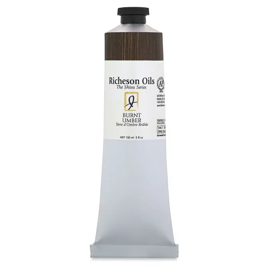 Shiva Signature Artist Oil Color - Burnt Umber, 5 oz Tube {2}