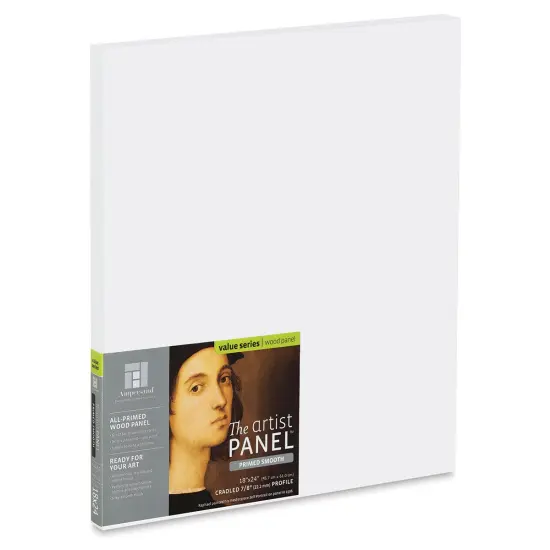 Ampersand Value Series Artist Panel - Smooth, 18" x 24", 7/8" Cradle {1}