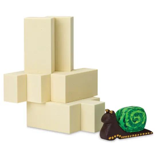 Blick Carving Foam -Pkg of 36,6" x 3" x 2" {1}