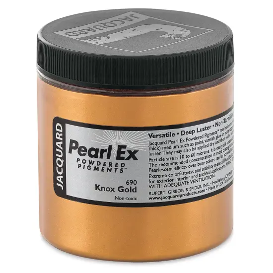 Jacquard Pearl-Ex Pigment - Knox Gold, 4 oz, Jar {1}