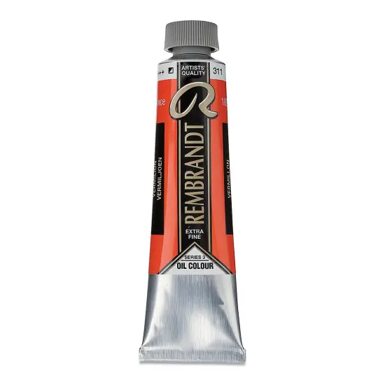 Rembrandt Artists' Oil Color - Vermilion, 40 ml tube {2}