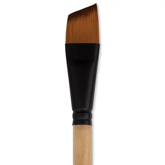 Dynasty Black Gold Brush - Angular, Short Handle, Size 3/4" {1}