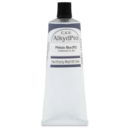 CAS AlkydPro Fast-Drying Alkyd Oil Color - Phthalo Blue Red Shade, 120 ml tube {1}