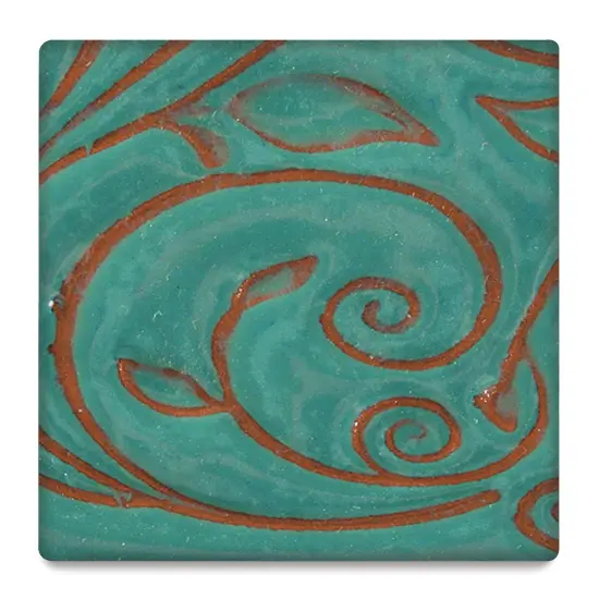 Amaco Opalescent Glaze - Pint, Aquamarine {1}