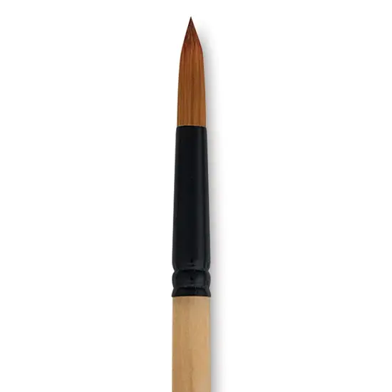 Dynasty Black Gold Brush - Round, Short Handle, Size 14 {1}