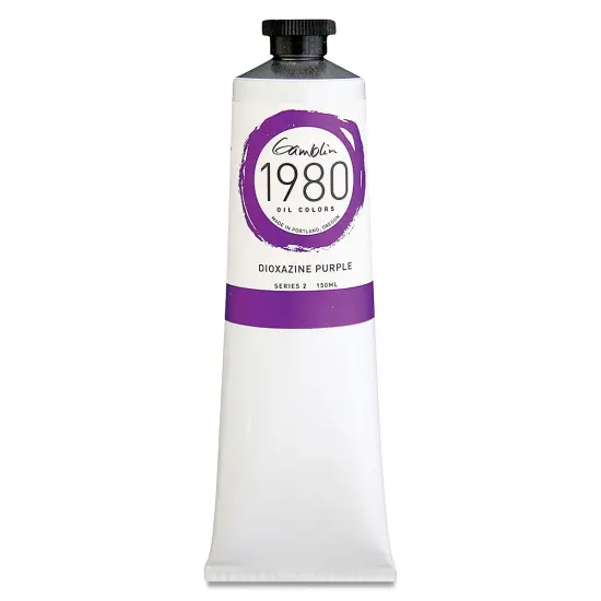 Gamblin 1980 Oils - Dioxazine Purple, 150 ml tube {2}