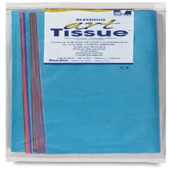 Spectra Deluxe Bleeding Art Tissue - 20" x 30", Assorted, 100 Sheets {2}
