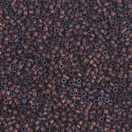 Miyuki Delica Bead 15/0, DBS0312, Matte Metallic Dark Raspberry Iris {1}