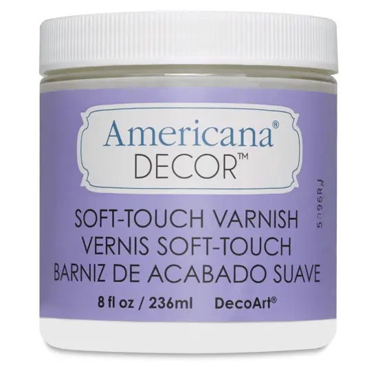 DecoArt Americana Decor Varnish - Soft Touch, 8 oz jar {1}